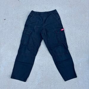 SMALL BLACK DICKIES CARGO PANTS